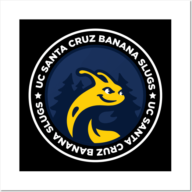 UC SANTA CRUZ BANANA SLUGS Wall Art by LOVE ME PODCAST